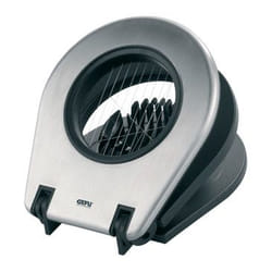 GEFU Duo trancheuse Manuel Noir, Argent Plastique, Acier inoxydable