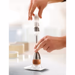 GEFU 12355 séparateur d'œuf Acier inoxydable, Transparent Plastique, Acier inoxydable