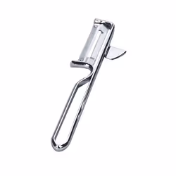 GEFU SWING, Fruits et légumes, Éplucheur droit, Acier inoxydable, Acier inoxydable, Acier inoxydable, 38 mm