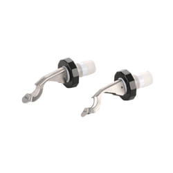 GEFU BOTELO bouchon de bouteilles et de carafes Noir, Acier inoxydable, Blanc
