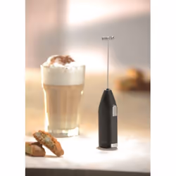 GEFU 12720 Mousseur et réchauffeur de lait Automatique Noir, Acier inoxydable