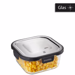 GEFU 12757 Carré contenant 0,8 L Noir, Transparent 1 pièce(s)