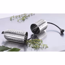 GEFU GUSTO boule à thé Silicone, Acier inoxydable Herbes/Epices