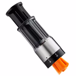 GEFU FLEXICUT, Noir, Gris, Transparent, Plastique, Acier inoxydable, 70 mm, 70 mm, 175 mm