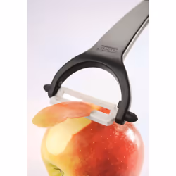 GEFU CERAMO Fruits et légumes Éplucheur mécanique Noir, Blanc