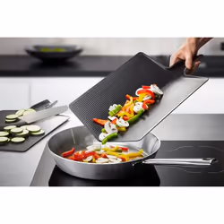 GEFU LAVOS planche à découper pour cuisine Rectangulaire Polypropylène Noir