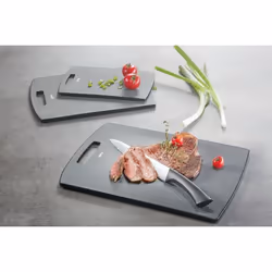 GEFU Levoro planche à découper pour cuisine Rectangulaire Plastique Gris