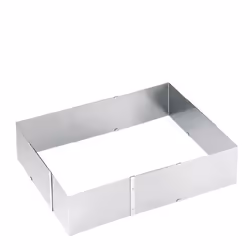 GEFU 14315, Rectangulaire, Acier inoxydable, Acier inoxydable