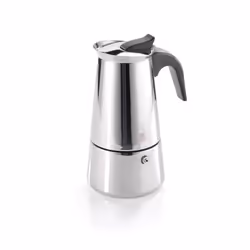 GEFU 16160, Cafetière à moka, Acier inoxydable, Plastique, Acier inoxydable, 6 tasses, 102 mm, 132 mm