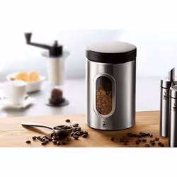 GEFU 16340 boîte de rangement pour cuisine Boîte à café 0,5 L Aluminium, Polypropylène (PP), Acier inoxydable
