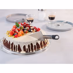 GEFU PRIMELINE Plateau pour gâteaux et pizza Noir, Acier inoxydable - Vue supplémentaire 2