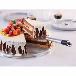 GEFU PRIMELINE Plateau pour gâteaux et pizza Noir, Acier inoxydable - Vue supplémentaire 3