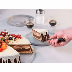 GEFU PRIMELINE Plateau pour gâteaux et pizza Noir, Acier inoxydable - Vue supplémentaire 4