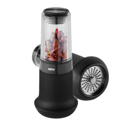 GEFU 34632 râpe Râpe tournante Noir, Translucide