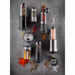 GEFU 35300 mortier et pilon Noir, Acier inoxydable Granit, Acier inoxydable - Vue supplémentaire 4