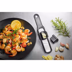 GEFU 50472 râpe Râpe plane Noir, Acier inoxydable
