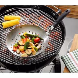 GEFU 89250, Wok, Acier inoxydable, Nylon, Acier inoxydable, Nylon, Légumes, Rond