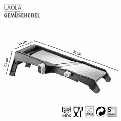 GEFU 89429 trancheuse Manuel Noir, Acier inoxydable Plastique, Acier inoxydable - Vue supplémentaire 2