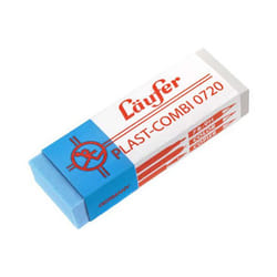 Laufer Plast-Combi gomme à effacer Bleu, Blanc 1 pièce(s)