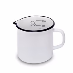 Karl Krüger 11101, 1 L, ml, Acier, Noir, Blanc, 1 pièce(s)