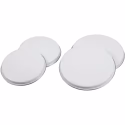 Herdabdeckplattenset emailliert weiß 4teilig Dimensions 2xØ 16 cm und 2xØ 20 cm Mélange de matériaux Emaille Longueur brute 2 ...