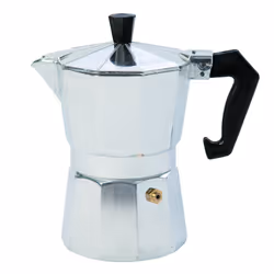 Karl Krüger ITALIANO, Cafetière à moka, Argent, Aluminium, 9 tasses
