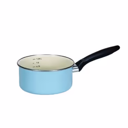 Karl Krüger 31916PAB, 1,25 L, Rond, Bleu, émail, Noir, émail