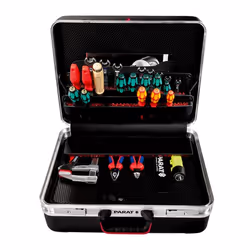 Parat 589000171 Boîte à outils Noir Aluminium, Plastique