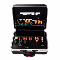 Parat 589550171 Boîte à outils Noir Aluminium, Plastique