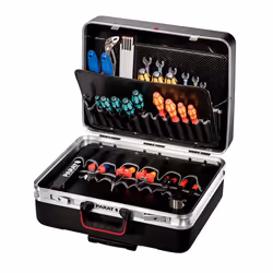 Parat 535500171, Noir, Aluminium, Plastique, 50 pochettes, Résistant aux chocs, 490 mm, 250 mm