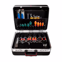 Parat 535500171 Boîte à outils Noir Aluminium, Plastique