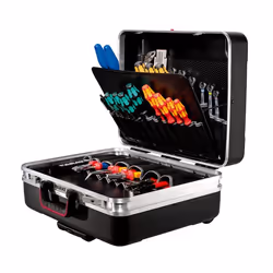 Parat 535500171 Boîte à outils Noir Aluminium, Plastique