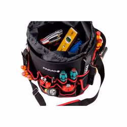 Parat 5990831991 Boîte à outils Tissu Noir, Rouge