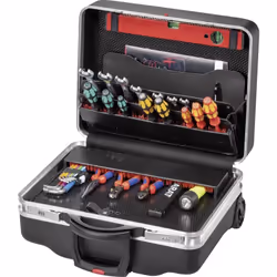 enquête Le coffret à roulettes KingSize avec serrure numérique et panneaux d'outils CP-7 description Conçu dans le détail - e ...