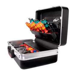 Parat 581000171 Boîte à outils Noir Aluminium, Plastique