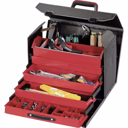 enquête Parat 43000561 4 tiroirs avec compartiments pour les petites pièces Grand espace de rangement Panneau avant dépliable ...