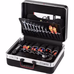 enquête Parat 488000171 Cadre en aluminium robuste et coques en plastique X-ABS 40 poches cousues au total Grande coque de fo ...