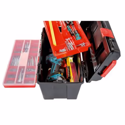 Parat 5811000391 boite à outils Boîte à outils Polypropylène Noir, Rouge - Vue supplémentaire 5