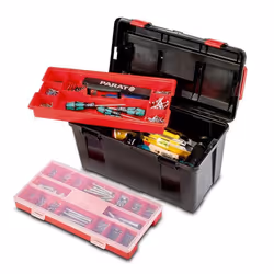 Parat 5812000391, Boîte à outils, Polypropylène, Noir, Rouge, 21 L, 480 mm, 255 mm
