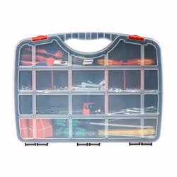 Parat 5853000391 boite à outils Boîte à outils Polypropylène Noir, Rouge, Transparent