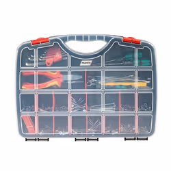 Parat 5854000391 boite à outils Boîte à outils Polypropylène Noir, Rouge, Transparent