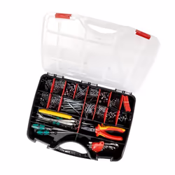 Parat 5854000391 boite à outils Boîte à outils Polypropylène Noir, Rouge, Transparent
