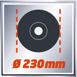 Einhell TE-AG 230 meuleuse d'angle 23 cm 6500 tr/min 2350 W 6,01 kg - Vue supplémentaire 8