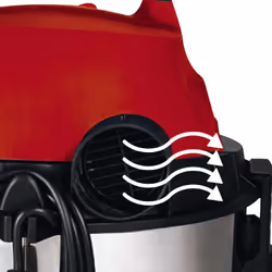 Einhell TH-VC 1820 S 20 L Aspirateur sans sac Sec&humide 1250 W Sac à poussière