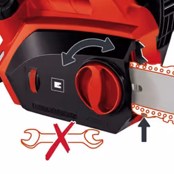 Einhell 4501720 tronçonneuse 2000 W Noir, Rouge - Vue supplémentaire 4