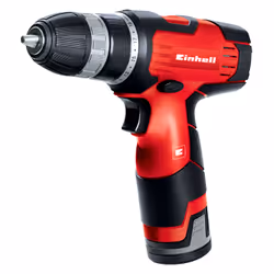 Einhell 4006825592320, Tournevis électrique, Poignée de pistolet, Noir, Rouge, Batterie, Lithium-Ion (Li-Ion), 65 mm