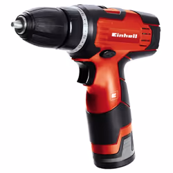 Einhell TH-CD 12-2 Li, Perceuse à poignée pistolet, Sans clé, 1 cm, 350 tr/min, 1300 tr/min, 24 N·m