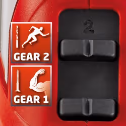 Einhell TE-CD 18-2 Li-i Kit 1350 tr/min Sans clé 1,76 kg Noir, Rouge - Vue supplémentaire 7