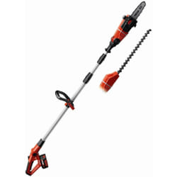 Einhell Ebrancheur et taille-haie sans fil sur batterie GE-HC 18 Li T Set Power X-Change (lithium ion, 18 V, télescopique, scie à chaîne de 170 mm, taille-haie de 400 mm y compris batterie de 3.0 Ah et chargeur)