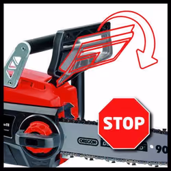 Einhell GE-LC 18/25-1 Li Kit Noir, Rouge